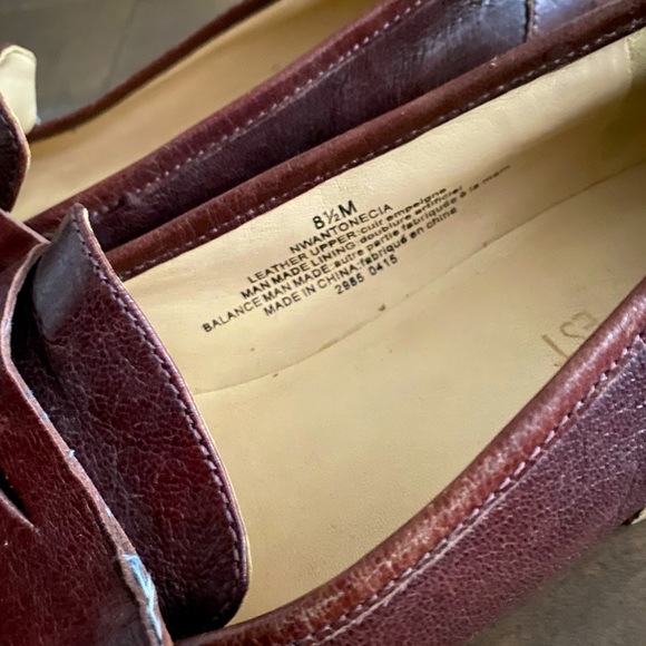 SOLD— Nine West Maroon Loafers - Picture 2 of 3